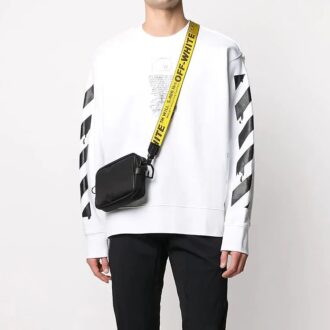Off-White Men’ s Cotton Arrow Sports White Off-White Men’ s Cotton Arrow Sports White