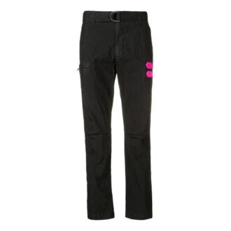 Off-White Men’ s D Waist Casual Long Pants/Trousers Slim Fit Black Off-White Men’ s D Waist Casual Long Pants/Trousers Slim Fit Black