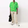 Off-White Men’ s FW21 Arrow Solid Color Bundle Feet Sports Pants/Trousers/Joggers Loose Fit Khaki