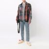 Off-White Men’ s FW21 Basic Round Neck Pullover Wool Sweater Gray