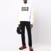 Off-White Men’ s FW21 Caravaggio Painting Printing Pullover Loose Fit White