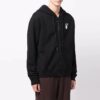 Off-White Men’ s FW21 Logo Arrow Pattern Zipper Loose Fit Black