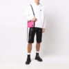 Off-White Men’ s FW21 Logo Pattern Drawstring Loose Fit White
