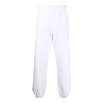 Off-White Men’ s FW21 Logo Sports Pants/Trousers/Joggers White