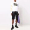 Off-White Men’ s FW21 Painting Round Neck Ordinary Version White