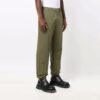 Off-White Men’ s FW21 Solid Color Bundle Feet Sports Pants/Trousers/Joggers Loose Fit Green