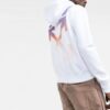 Off-White Men’ s FW21 Solid Color Zipper Jacket White