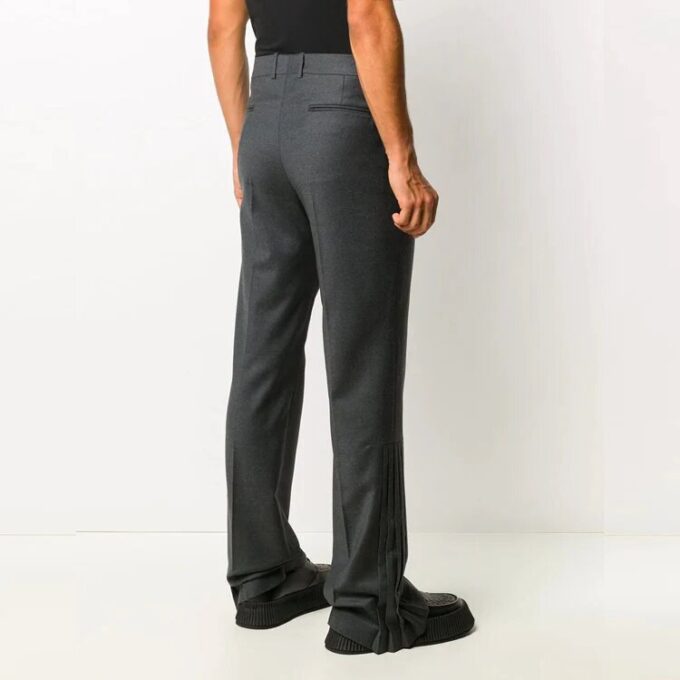 Off-White Men’ s FW21 Suit Casual Long Pants/Trousers Gray