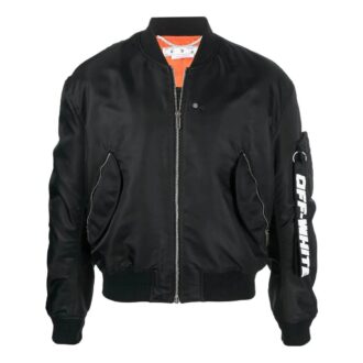 Off-White Men’ s FW22 Alphabet Logo Short Jacket Version Black Off-White Men’ s FW22 Alphabet Logo Short Jacket Version Black