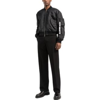 Off-White Men’ s FW22 Alphabet Logo Short Jacket Version Black Off-White Men’ s FW22 Alphabet Logo Short Jacket Version Black