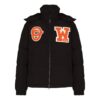 Off-White Men’ s FW22 Alphabet Zipper Hooded With Down Feather Jacket Black