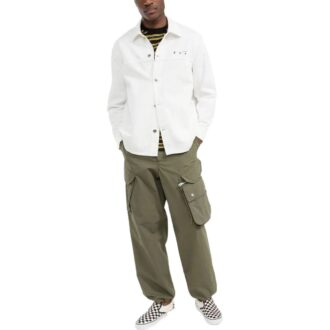 Off-White Men’ s FW22 Arrow Pattern Printing Long Sleeves Version White Shirt Off-White Men’ s FW22 Arrow Pattern Printing Long Sleeves Version White Shirt