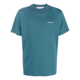 Off-White Men’ s FW22 Arrow Printing Round Neck Short Sleeve Ordinary Version Blue T-Shirt Off-White Men’ s FW22 Arrow Printing Round Neck Short Sleeve Ordinary Version Blue T-Shirt