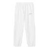 Off-White Men’ s FW22 Back Arrow Printing Elastic Waistband Bundle Feet Sports Pants/Trousers/Joggers White