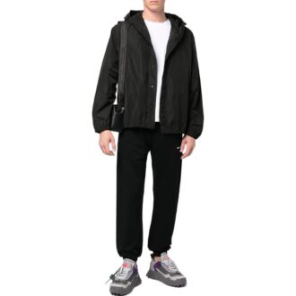 Off-White Men’ s FW22 Back Classic Logo Printing Hooded Jacket Ordinary Version Black Off-White Men’ s FW22 Back Classic Logo Printing Hooded Jacket Ordinary Version Black