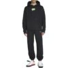 Off-White Men’ s FW22 Back Logo Printing Hooded Long Sleeves Ordinary Version Black