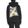 Off-White Men’ s FW22 Back Logo Printing Hooded Long Sleeves Ordinary Version Black