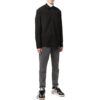 Off-White Men’ s FW22 Logo Embroidered Long Sleeves Jacket Black