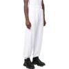 Off-White Men’ s FW22 Logo Printing Bundle Feet Sports Pants/Trousers/Joggers Version White