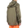 Off-White Men’ s FW22 Logo Printing Mid-Length Trench Coat Jacket Green