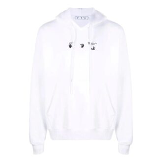 Off-White Men’ s FW22 Pattern Hooded Long Sleeves Version White Off-White Men’ s FW22 Pattern Hooded Long Sleeves Version White