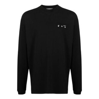 Off-White Men’ s FW22 Pattern Logo Printing Long Sleeves Version Black Off-White Men’ s FW22 Pattern Logo Printing Long Sleeves Version Black