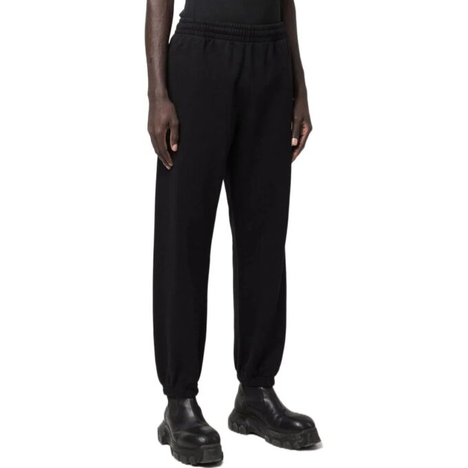 Off-White Men’ s FW22 Rear Logo Printing Casual Bundle Feet Sports Pants/Trousers/Joggers Version Black