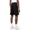 Off-White Men’ s FW22 Side Logo Elastic Waistband Sports Ordinary Version Black Shorts