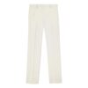 Off-White Men’ s FW22 Solid Color Buckle Belt Straight Casual Pants/Trousers White