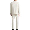 Off-White Men’ s FW22 Solid Color Buckle Belt Straight Casual Pants/Trousers White