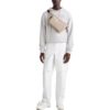 Off-White Men’ s FW22 Solid Color Casual Pants/Trousers Loose Fit White