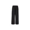 Off-White Men’ s FW22 Solid Color Elastic Waistband Straight-Leg Casual Pants/Trousers Loose Fit Black