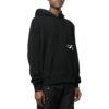 Off-White Men’ s FW22 Solid Color Logo Printing Drawstring Autumn Black
