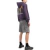 Off-White Men’ s FW22 Solid Color Multiple Pockets Belt Casual Shorts Gray