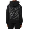 Off-White Men’ s FW22 Twill Logo Printing Zipper Loose Fit Black