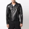 Off-White Men’ s FW22 Twill Printing Zipper Jacket Black