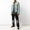 Off-White Men’ s Graffiti Denim Blue Jacket