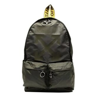 Off-White Men’ s Green Backpack