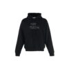 Off-White Men’ s Logo Embroidered Arrow Long Sleeves Black