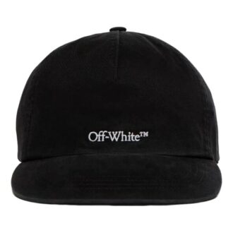 Off-White Men’ s Logo Embroidered Black Cap Off-White Men’ s Logo Embroidered Black Cap
