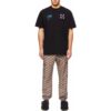 Off-White Men’ s Logo Full Print Elastic Waistband Casual Pants/Trousers Autumn Beige