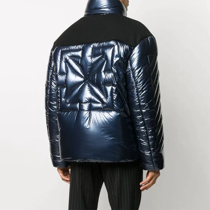 Off-White Men’ s logo Jacket Blue