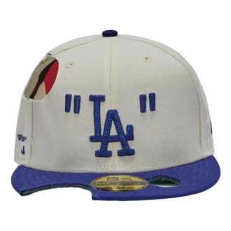 Off-White Men’ s Logo logo Embroidered Hole Creamy White Cap Off-White Men’ s Logo logo Embroidered Hole Creamy White Cap