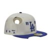 Off-White Men’ s Logo logo Embroidered Hole Creamy White Cap