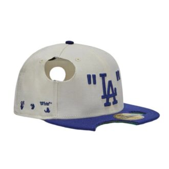 Off-White Men’ s Logo logo Embroidered Hole Creamy White Cap Off-White Men’ s Logo logo Embroidered Hole Creamy White Cap
