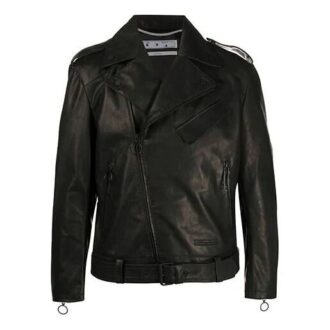 Off-White Men’ s Logo Pattern Jacket Black Off-White Men’ s Logo Pattern Jacket Black