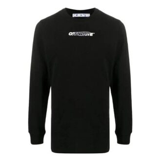 Off-White Men’ s logo Pattern Printing Black Tops Off-White Men’ s logo Pattern Printing Black Tops