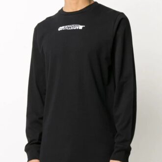 Off-White Men’ s logo Pattern Printing Black Tops Off-White Men’ s logo Pattern Printing Black Tops
