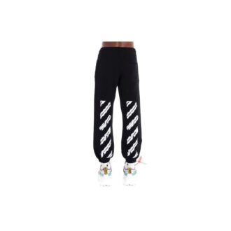 Off-White Men’ s Logo Pattern Printing Bundle Feet Sports Pants/Trousers/Joggers Black Off-White Men’ s Logo Pattern Printing Bundle Feet Sports Pants/Trousers/Joggers Black
