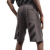 Off-White Men’ s Logo Printing Pattern Elastic Waistband Straight Shorts Brown